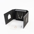 Personalised black earring/necklace/bracelet/jewelry box